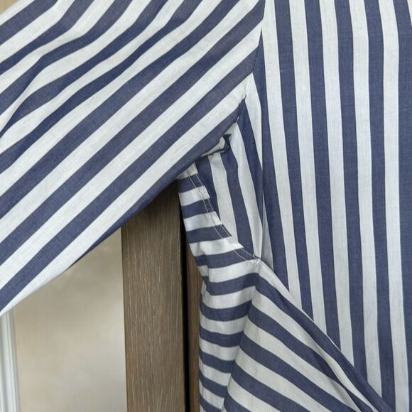 T by Alexander Wang Stripe Tie Front Shirtdress size 2 - Picture 11 of 14